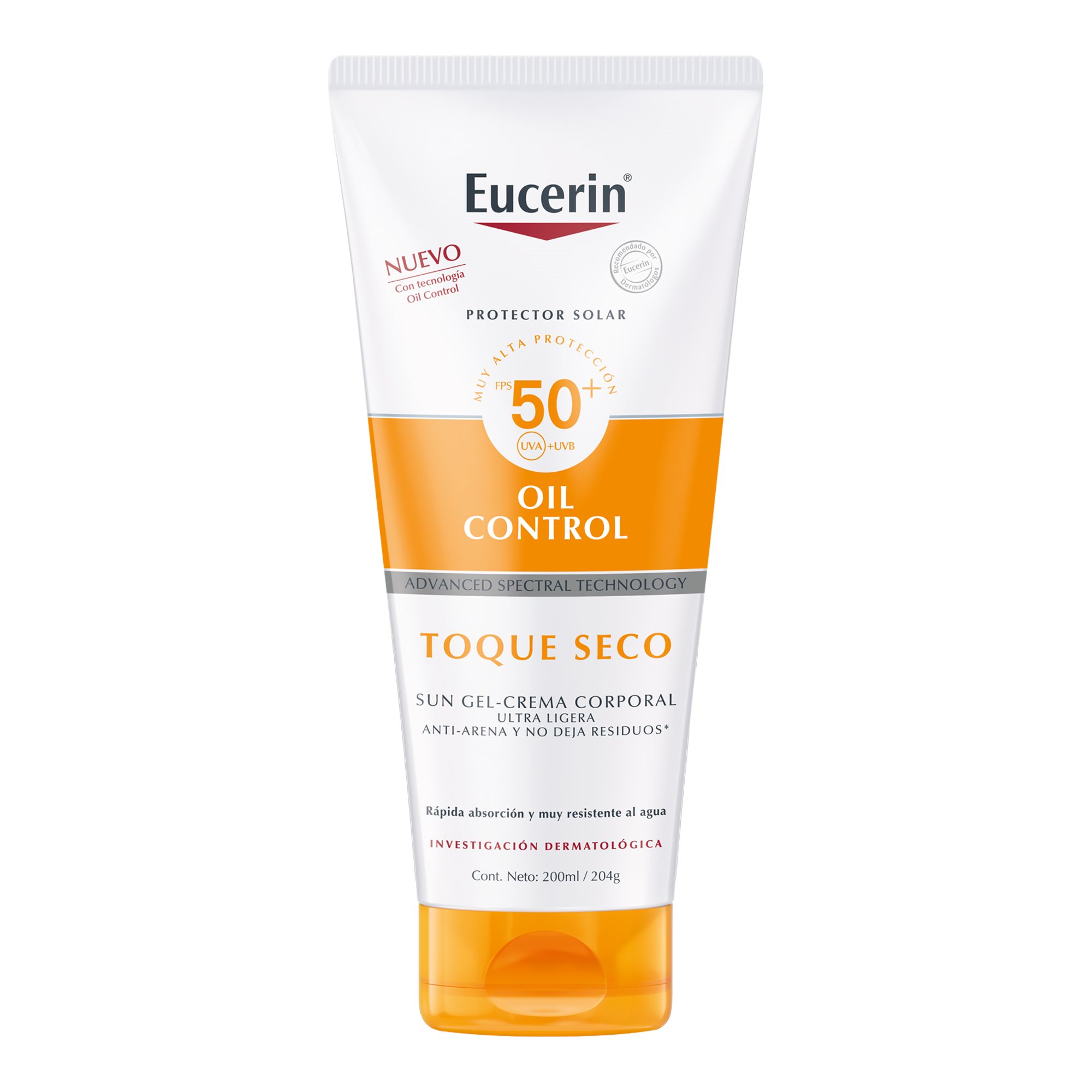 Eucerin Sun Oil Control Corporal Gel-Crema Toque Seco FPS 50+