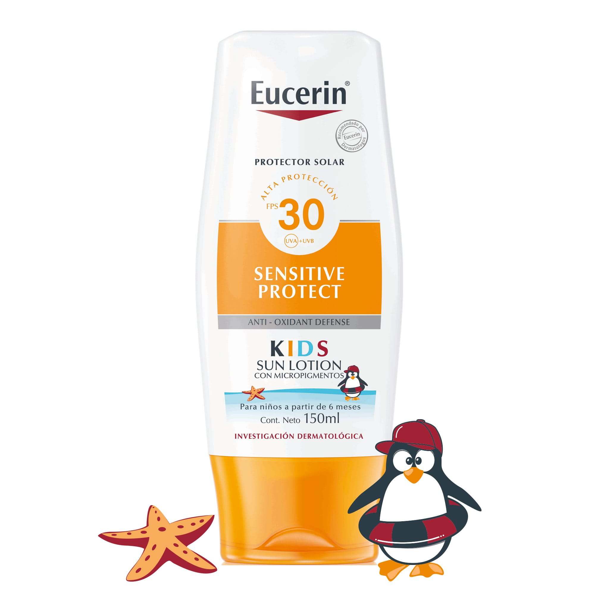 Eucerin Sun Kids Lotion con Micropigmento Sensitive Protect FPS 30