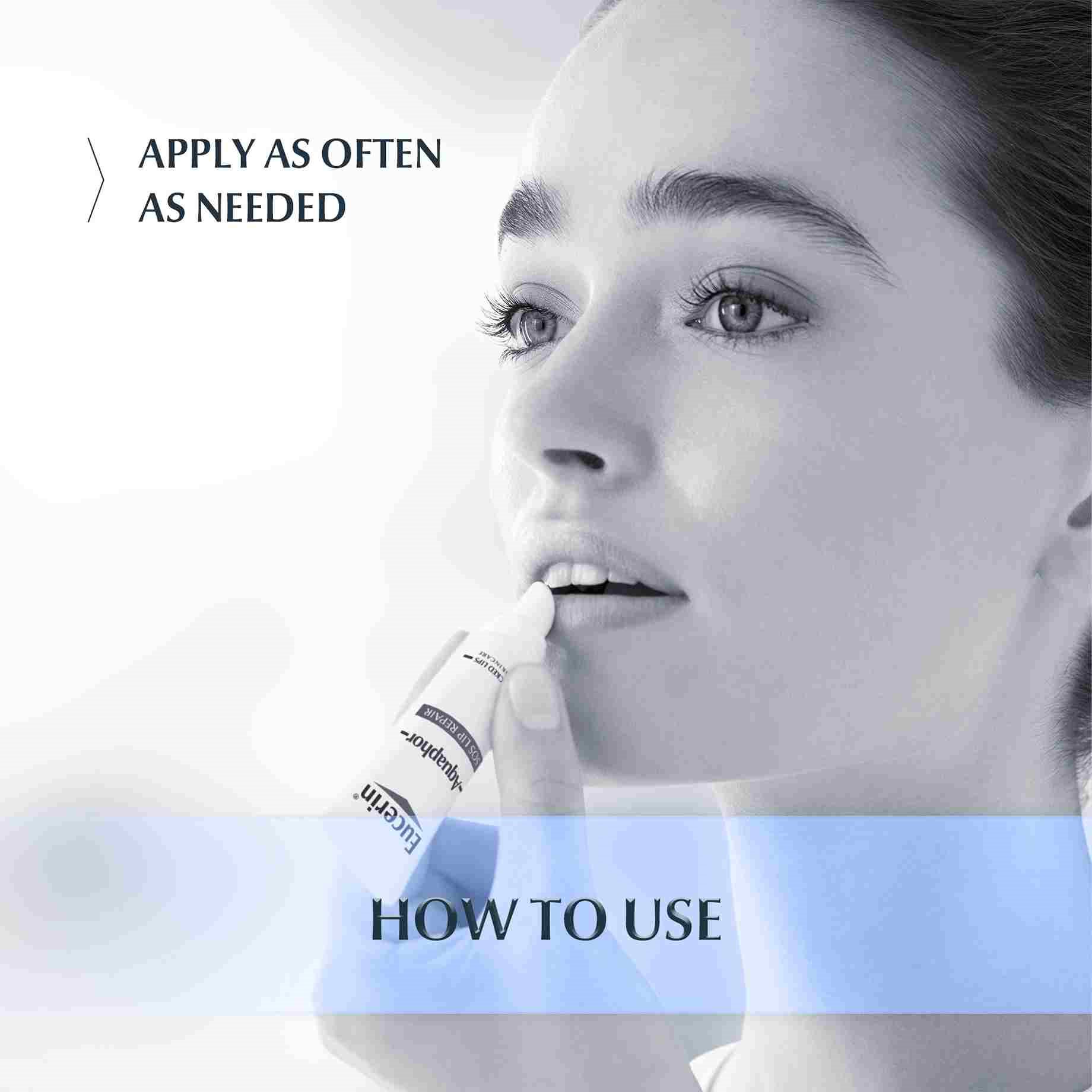 How to use Aquaphor SOS Lip Repair product