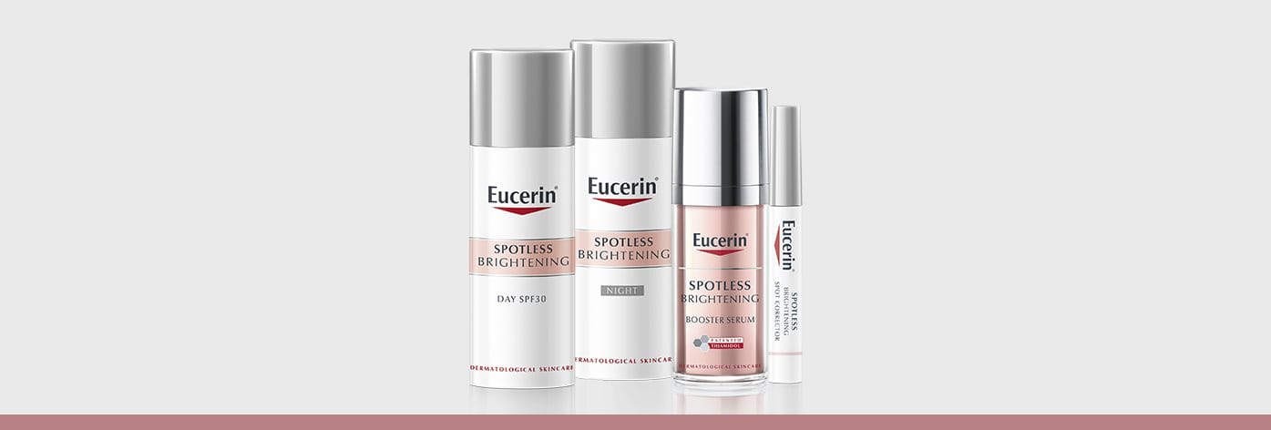 Eucerin Spotless Brightening range banner