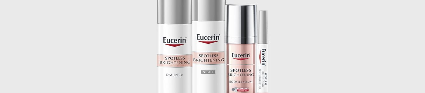 Eucerin Spotless Brightening range banner