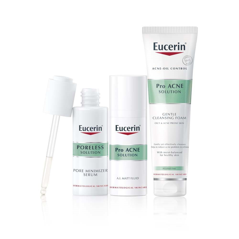 eucerin proacne solution product range