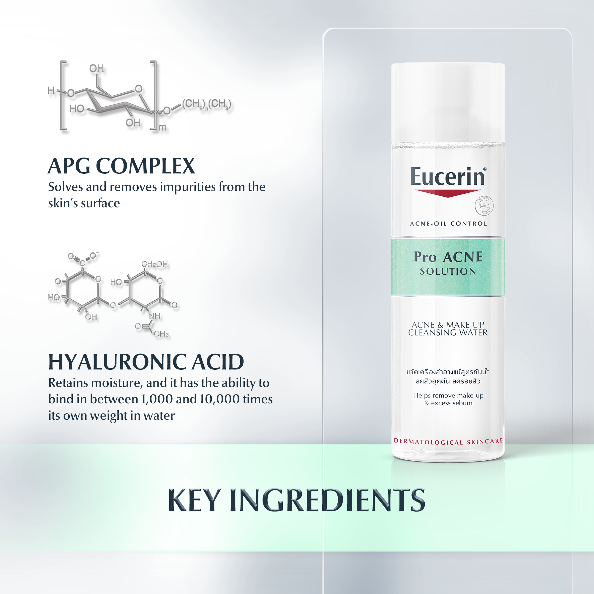Key Ingredients Proacne Makeup cleansing water