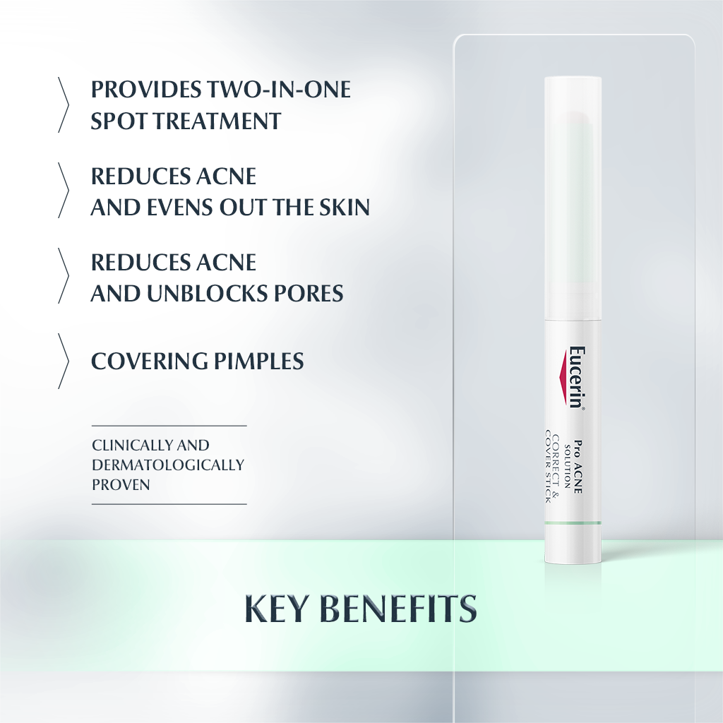 Key Benefits Proacne Correct Cover Stick