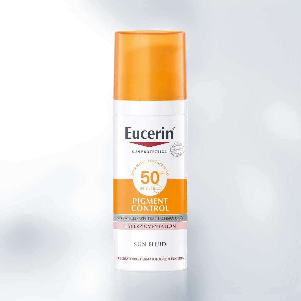 In de naam oor meteoor Sun Fluid Pigment Control SPF 50+ | Facial sunscreen to prevent sun spots |  Eucerin
