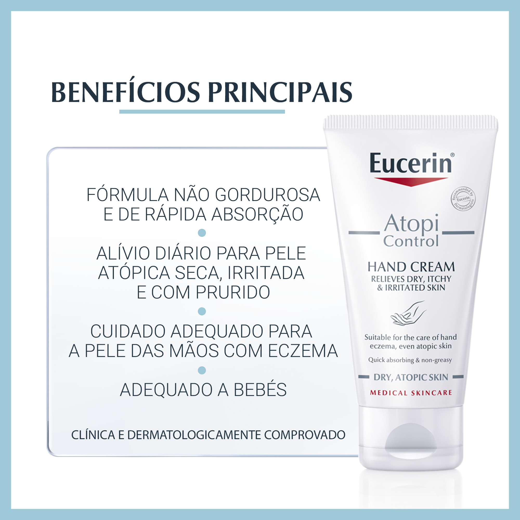Creme De Maos Atopicontrol Eucerin