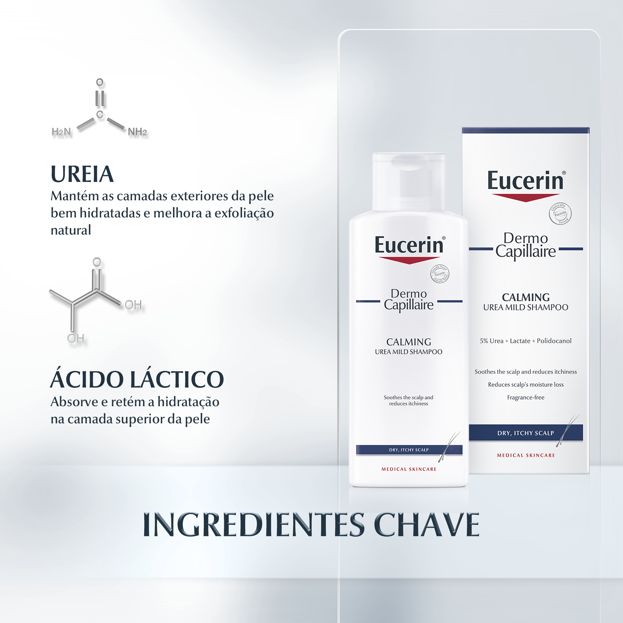 Ingredientes DermoCapillaire Champô Apaziguante com Ureia