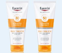 Eucerin® Dry Touch Gel-krem za zaštitu osetljive kože od sunca SPF 30 i SPF 50+