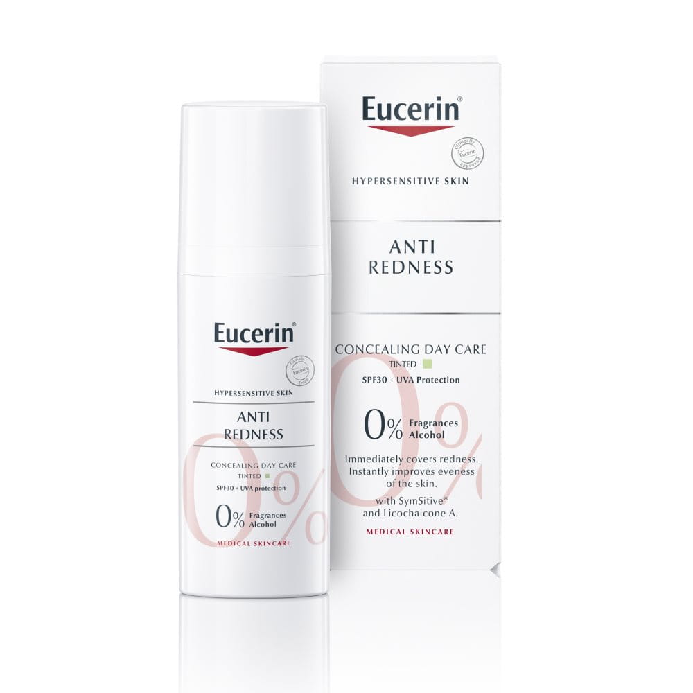 Eucerin AntiREDNESS Dnevna krema protiv crvenila sa zelenim pigmentima