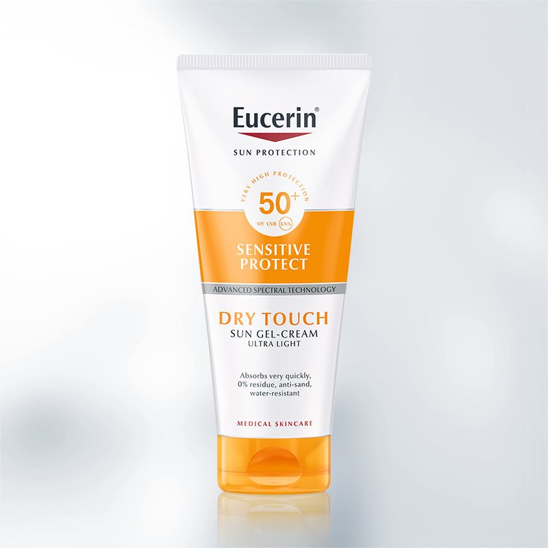 Eucerin Dry Touch Gel-krem za zaštitu osetljive kože od sunca SPF 50+