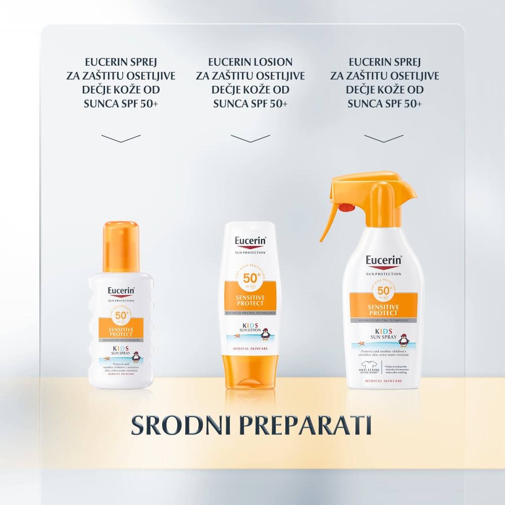 Eucerin Fluid za zaštitu osetljive dečje kože od sunca SPF 50 plus - Srodni preparati