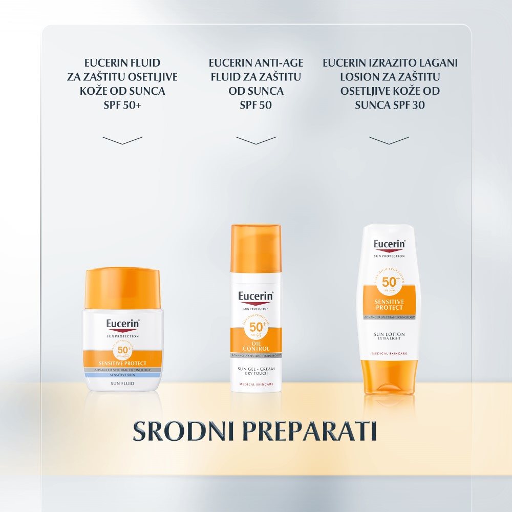 Eucerin Krema za zaštitu osetljive kože od sunca SPF 50+ - Srodni preparati