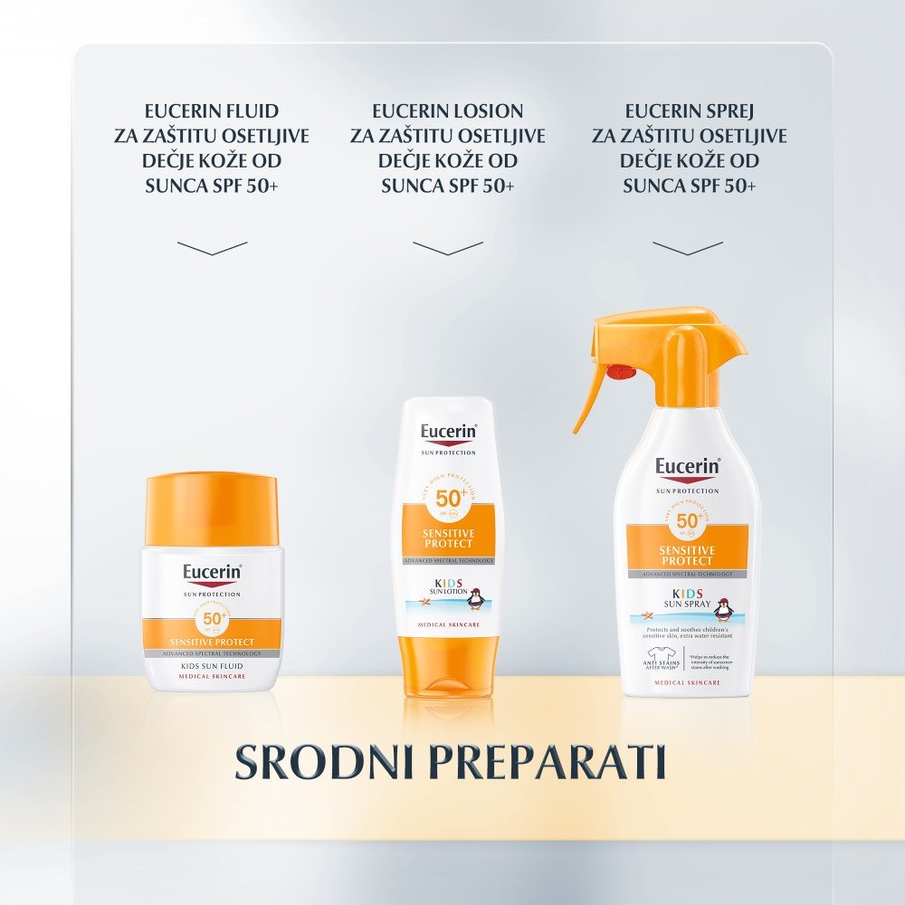 Eucerin Sprej za zaštitu osetljive dečje kože od sunca SPF 50 plus - Srodni preparati