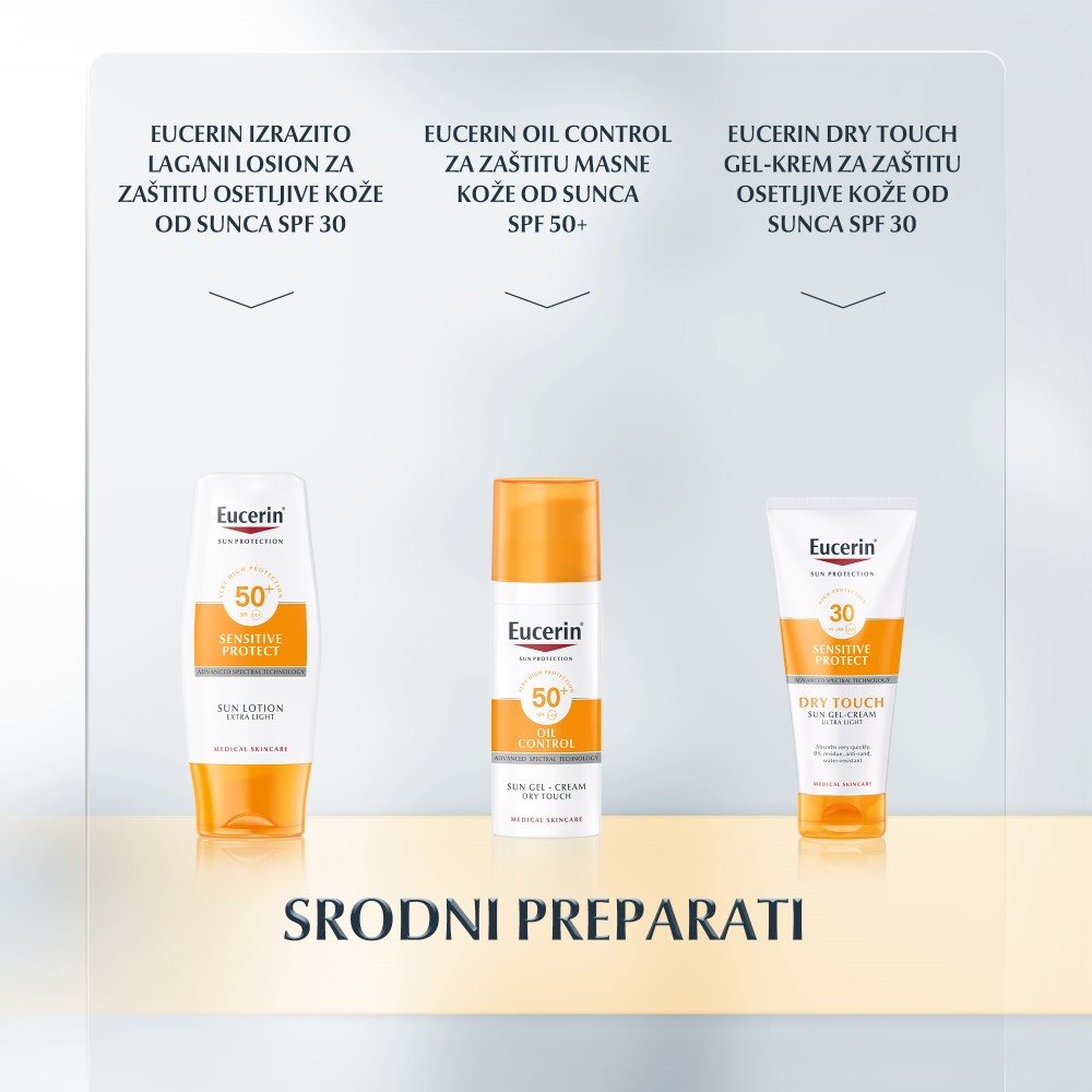 Eucerin Oil Control Dry Touch sprej za zaštitu osetljive kože od sunca SPF 50+ - Srodni preparati