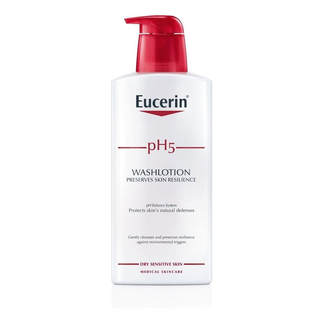 Eucerin Ph5 Skin Protection Washlotion Cleansing For Sensitive And Allergy Stressed Skin