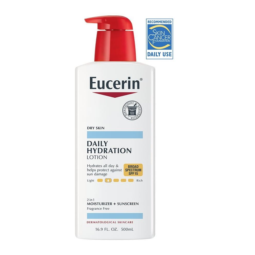 eucerin face lotion and sunscreen