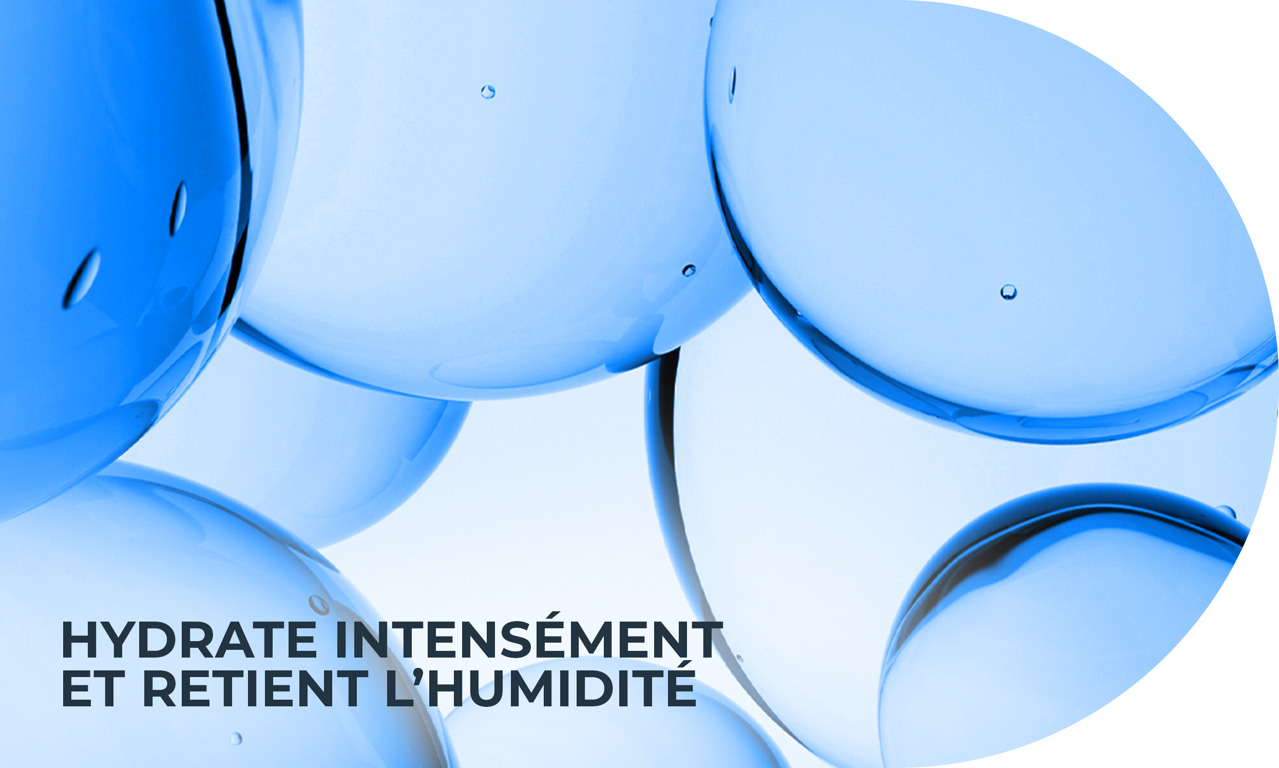 Une balle bleue représente l’urée