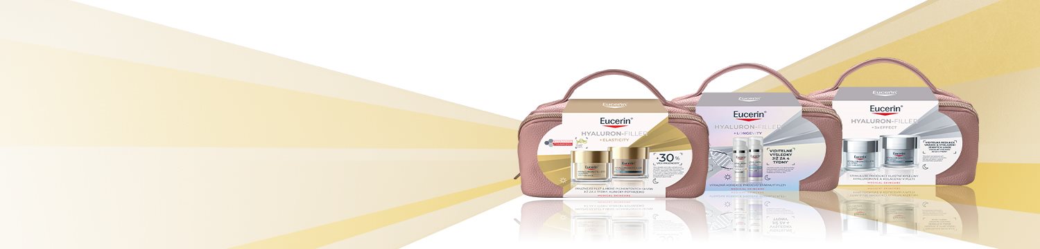 Vánoční taštičky s péčí o pleť Eucerin