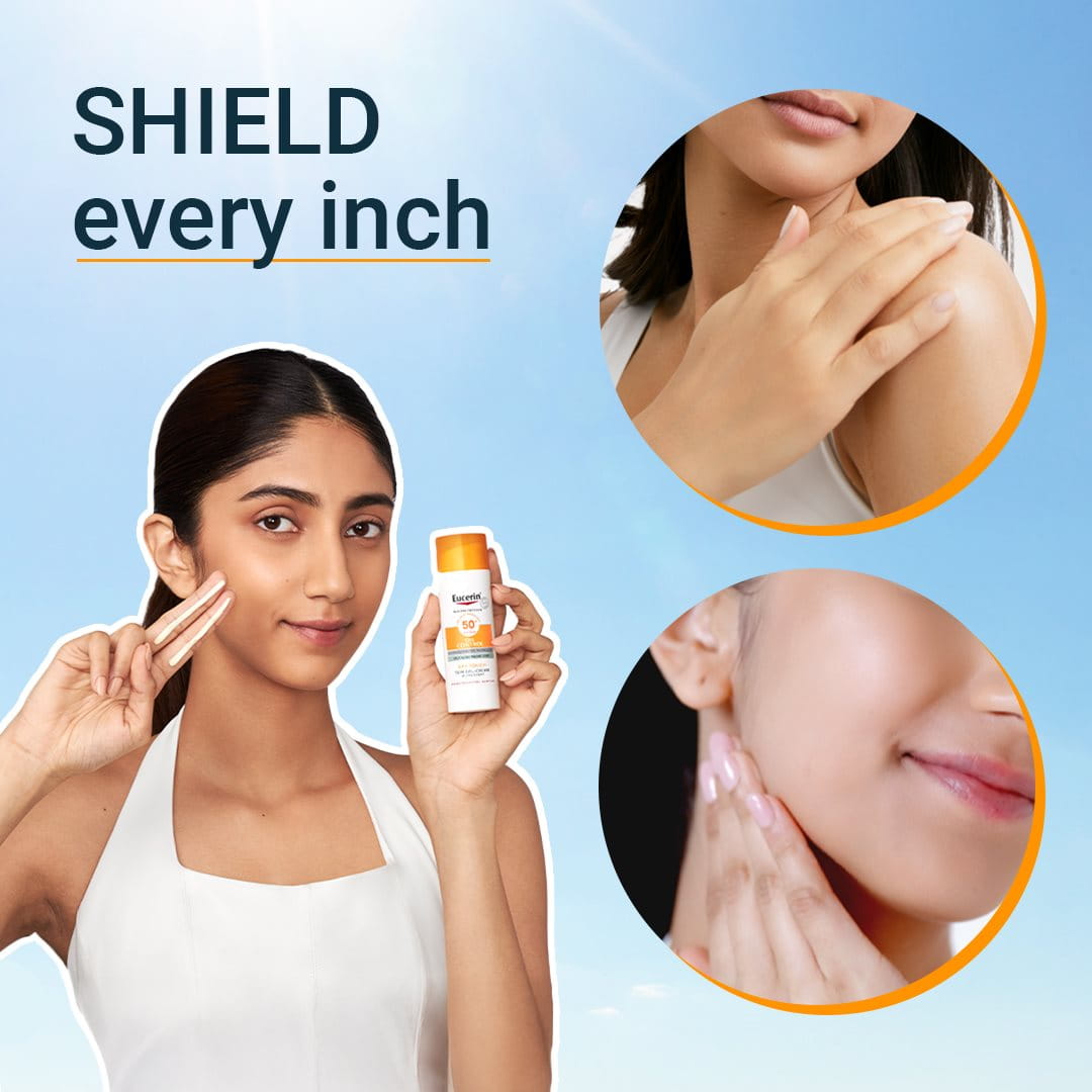 Applying SPF on body