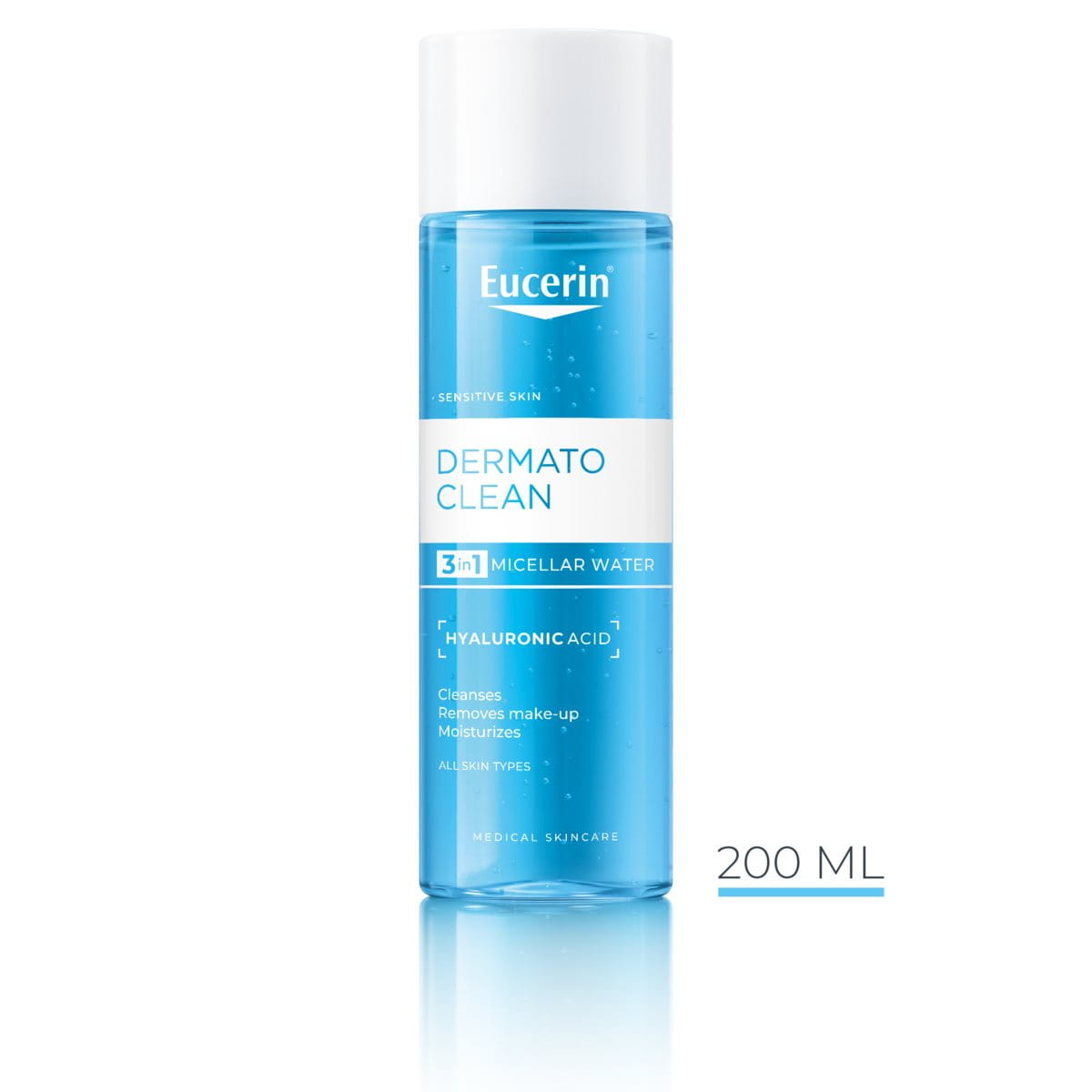 DermatoClean Micellar Water 3 in 1 — Close-up of the product
