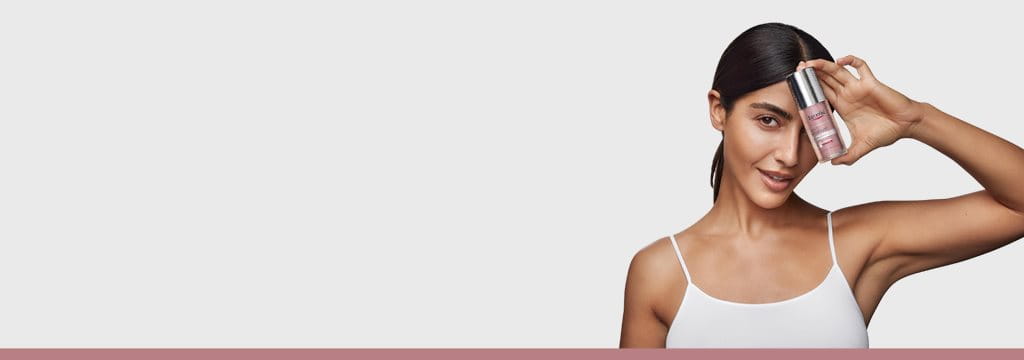 Women Posing with Eucerin Product for Hyperpigmentation