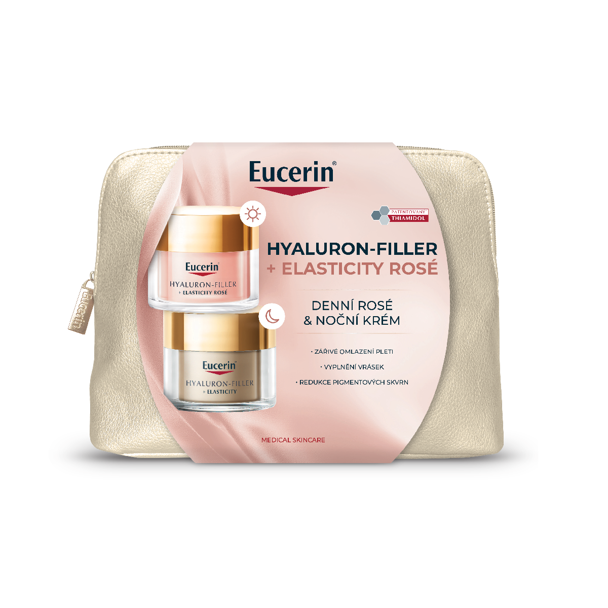 Vánoční taštička Eucerin HYALURON-FILLER + ELASTICITY