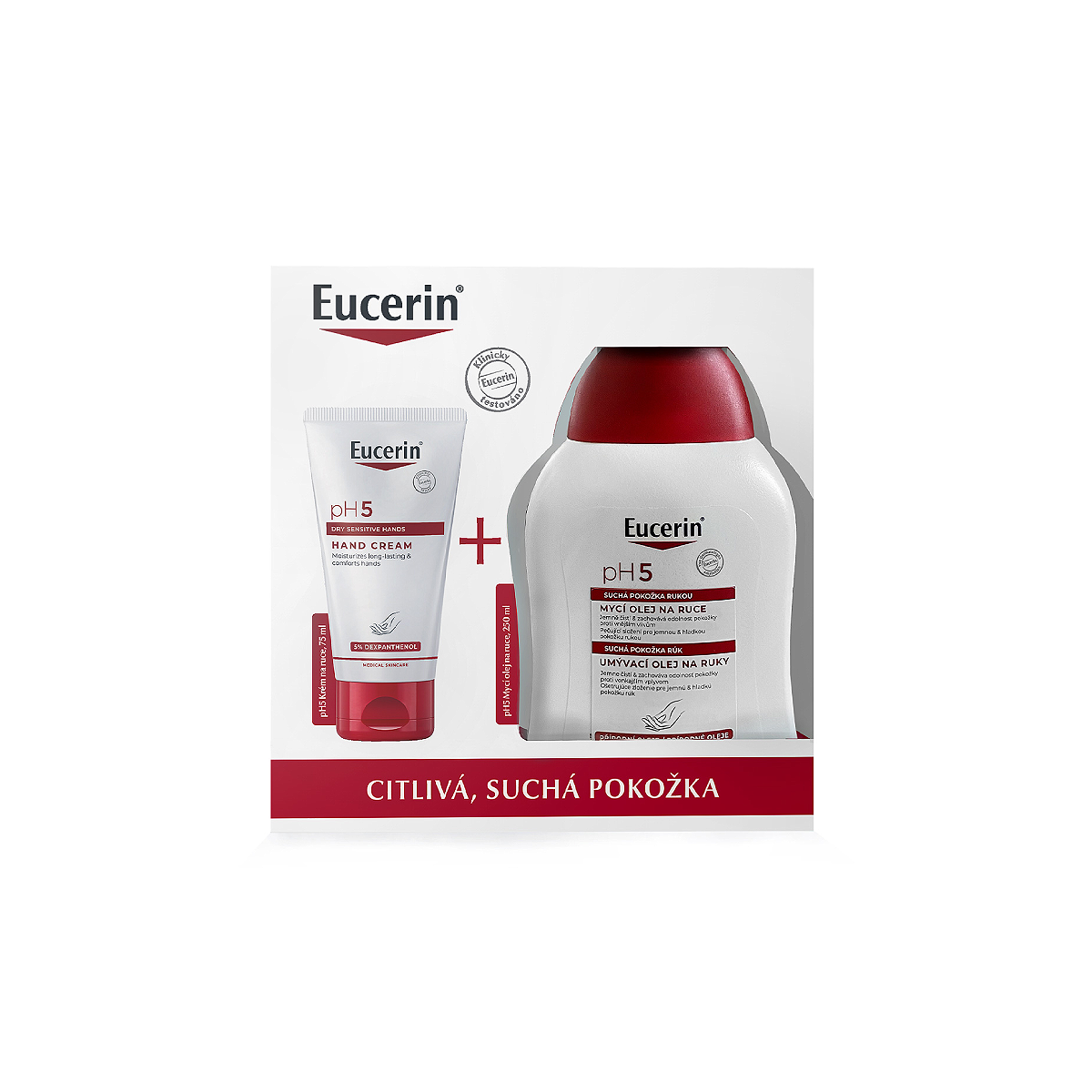 Vánoční balení Eucerin pH5
