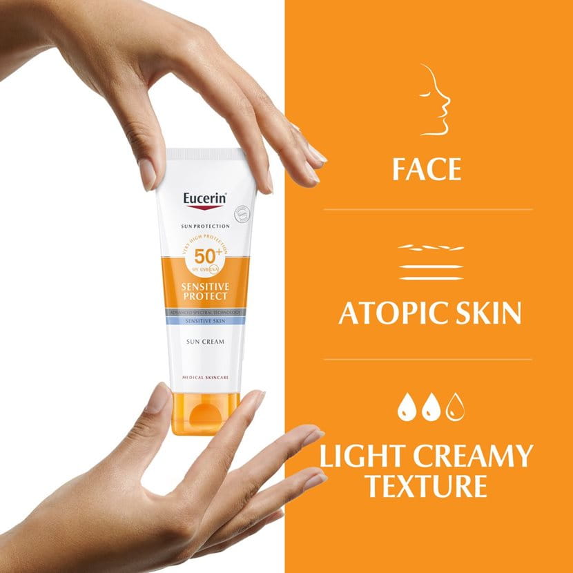EUCERIN Krem mbrojtës për fytyrën nga dielli spf50+ 63842