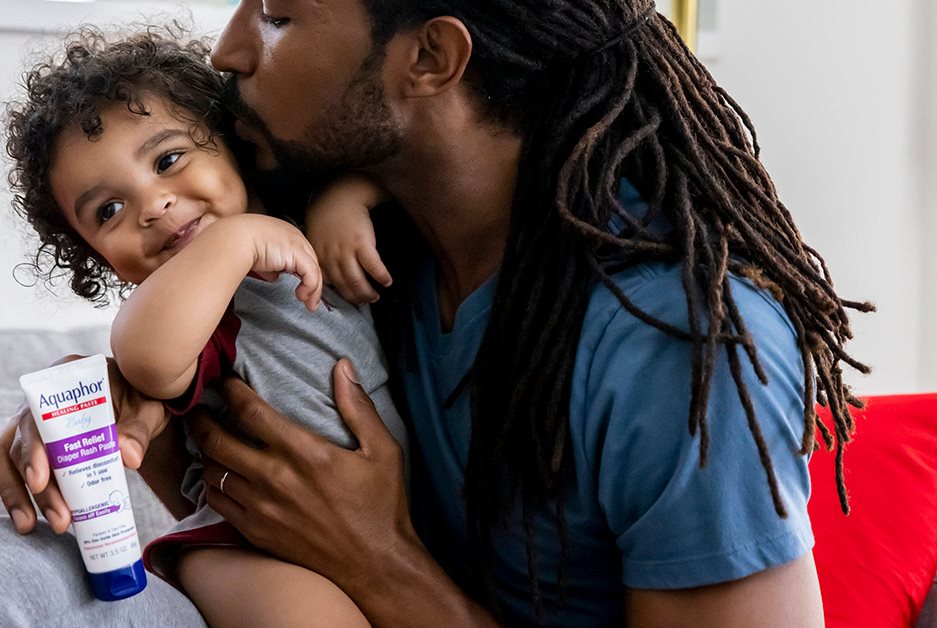 Utilisation de produits Aquaphor sur le bébé