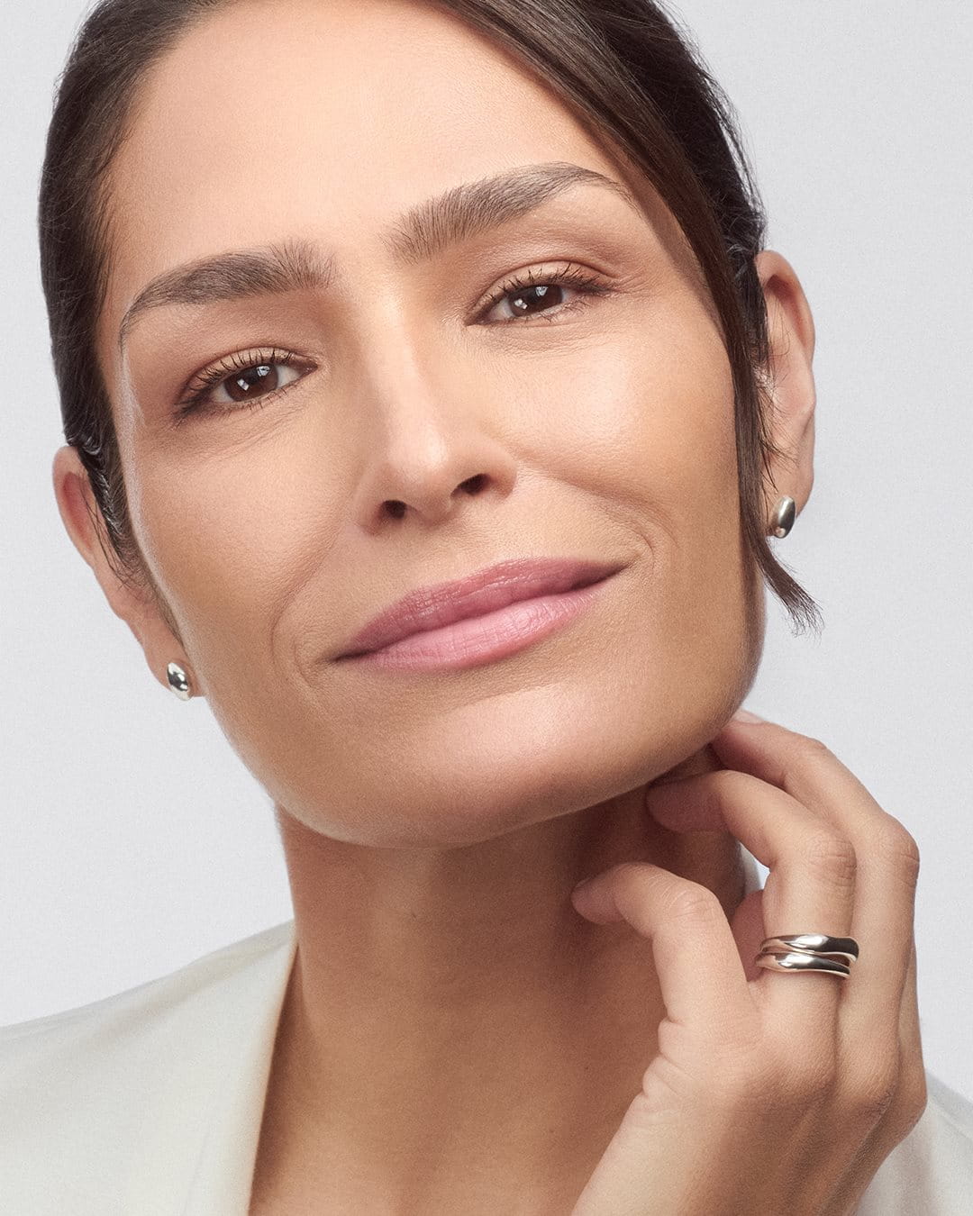 A woman with fine lines