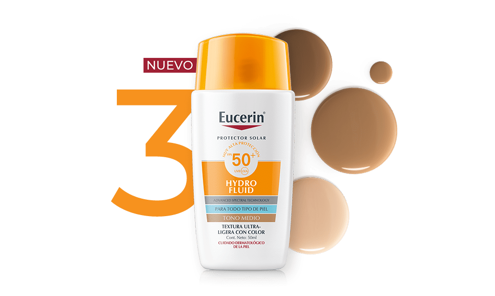 Nuevo Hydro Fluid FPS* 50+ con color