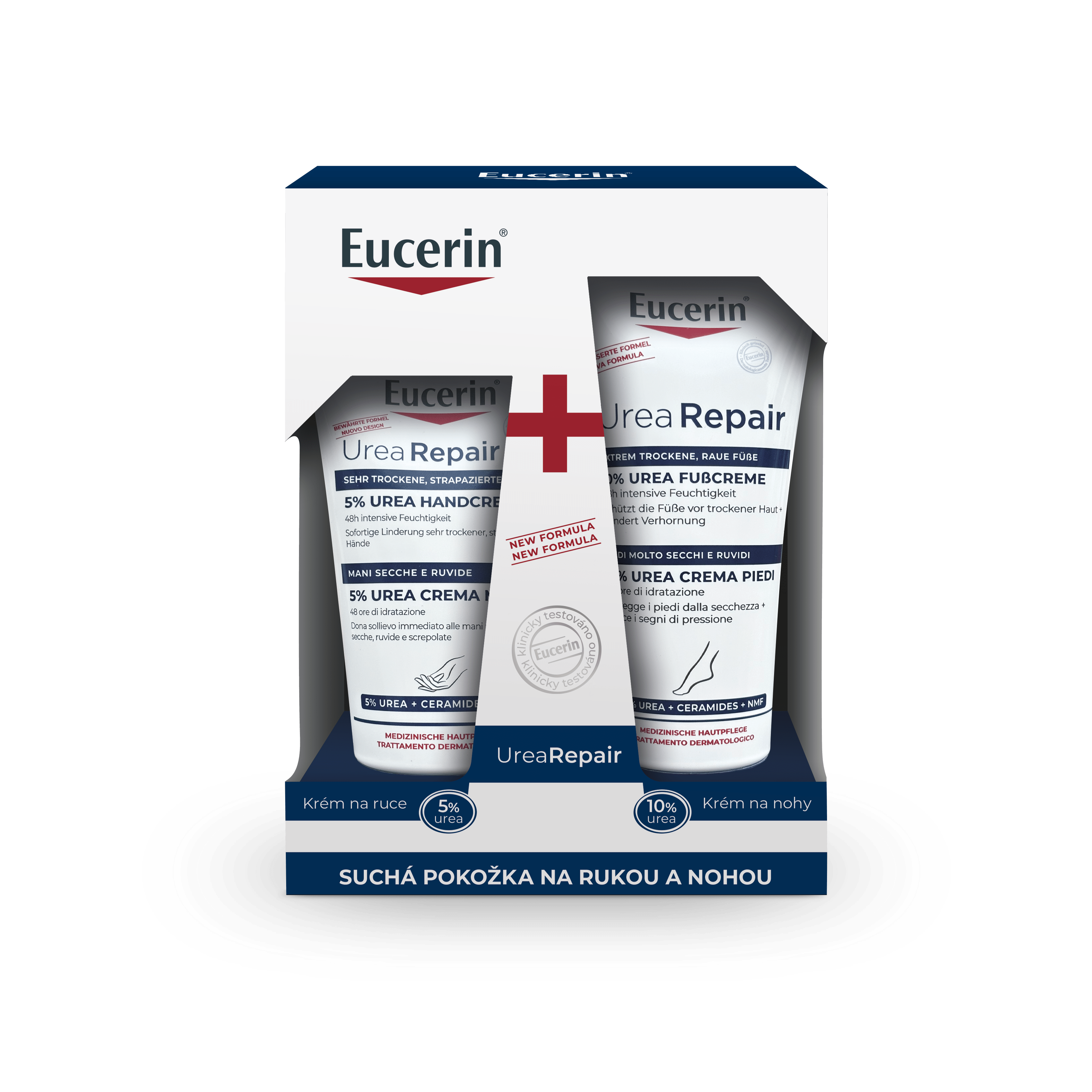 Vánoční balení UreaRepair Krém na ruce 5% Urea & Krém na nohy 10% Urea