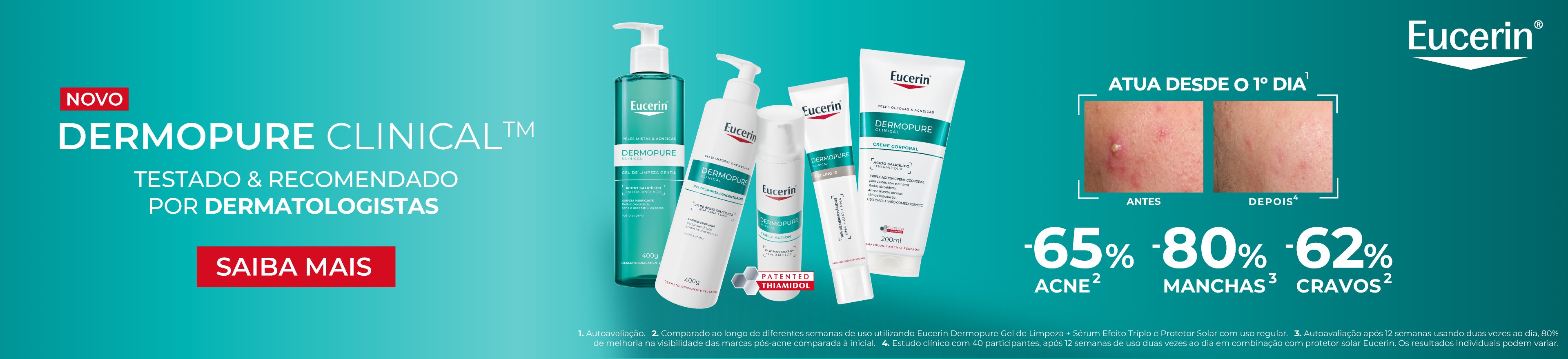 Desenvolvido com maquiadores e recomendado por dermatologistas