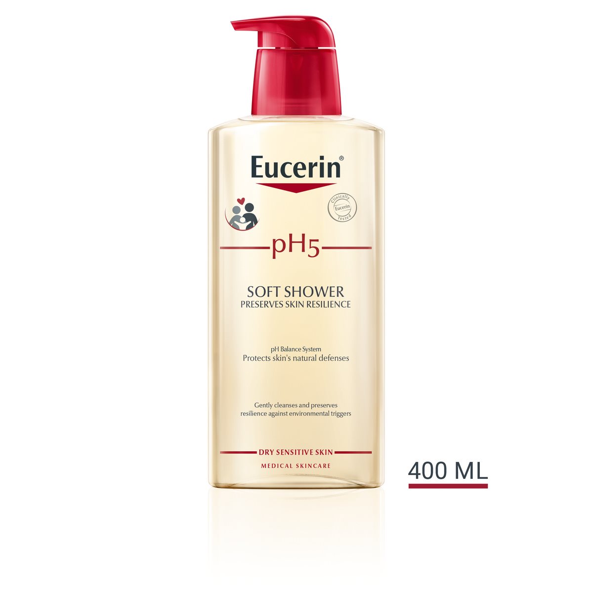 pH5 Soft Shower | shower gel dry, sensitive skin | Eucerin