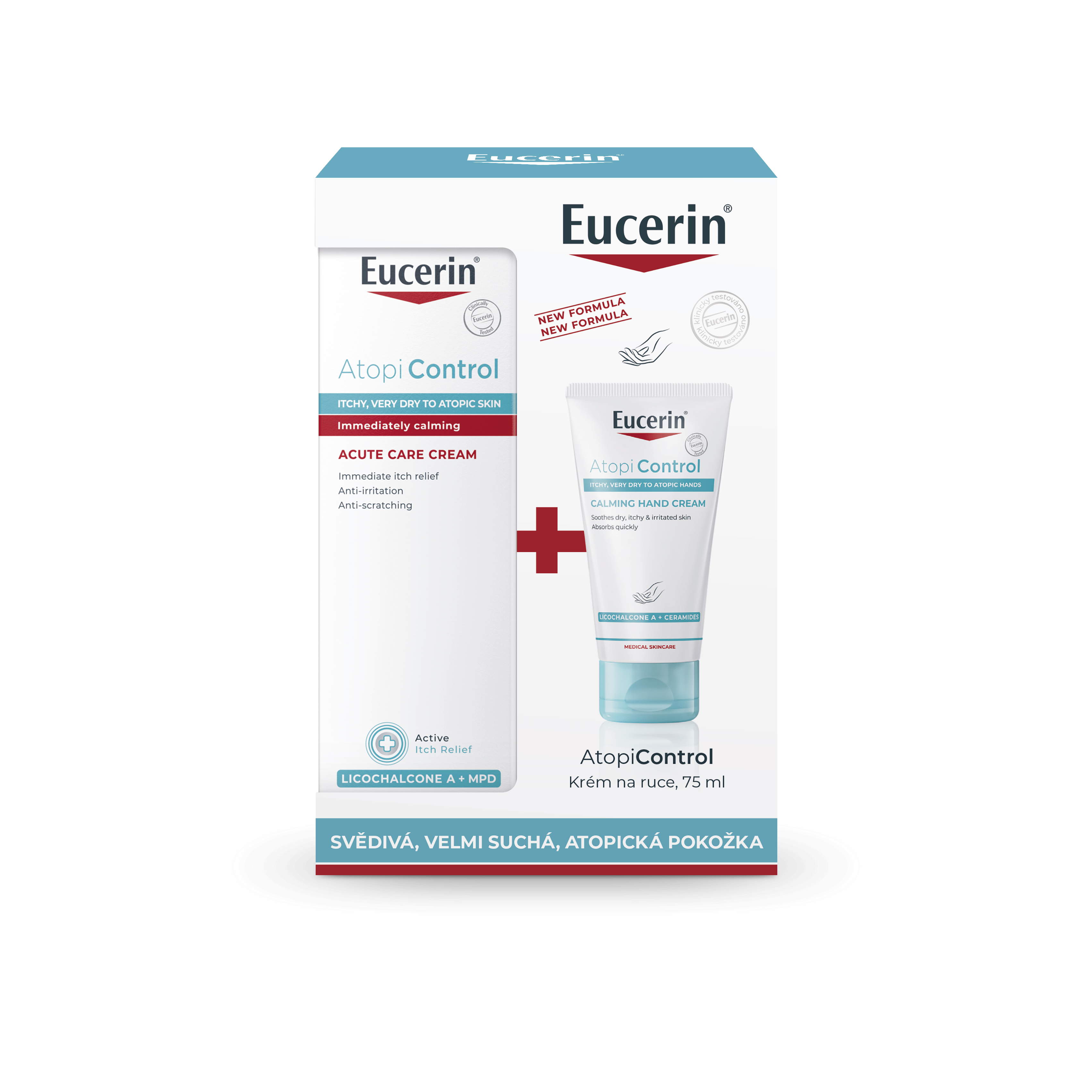 Vánoční balení AtopiControl Acute krém & Krém na ruce