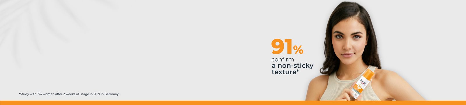 Women With Eucerin Oil Control Sunscreen 