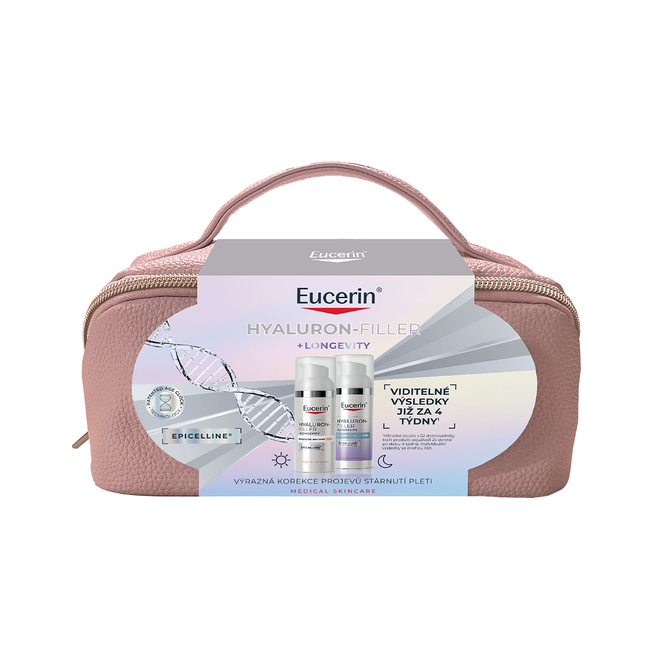 Eucerin vánoční balení Longevity Denní a Noční krém