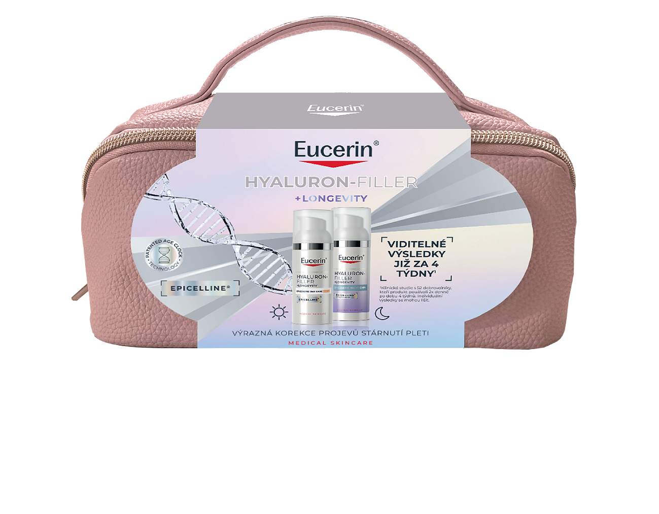 Eucerin vánoční balení Longevity Denní a Noční krém