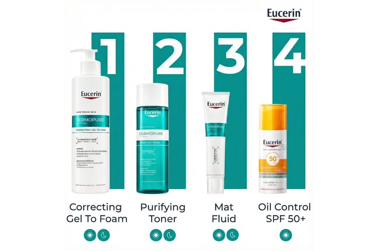 ขั้นตอนดูแลสำหรับคนผิวมัน จากยูเซอริน