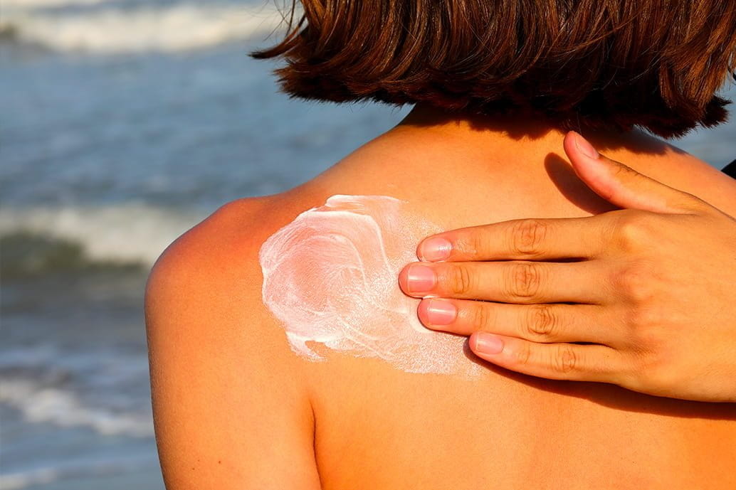 utilizzo di crema solare