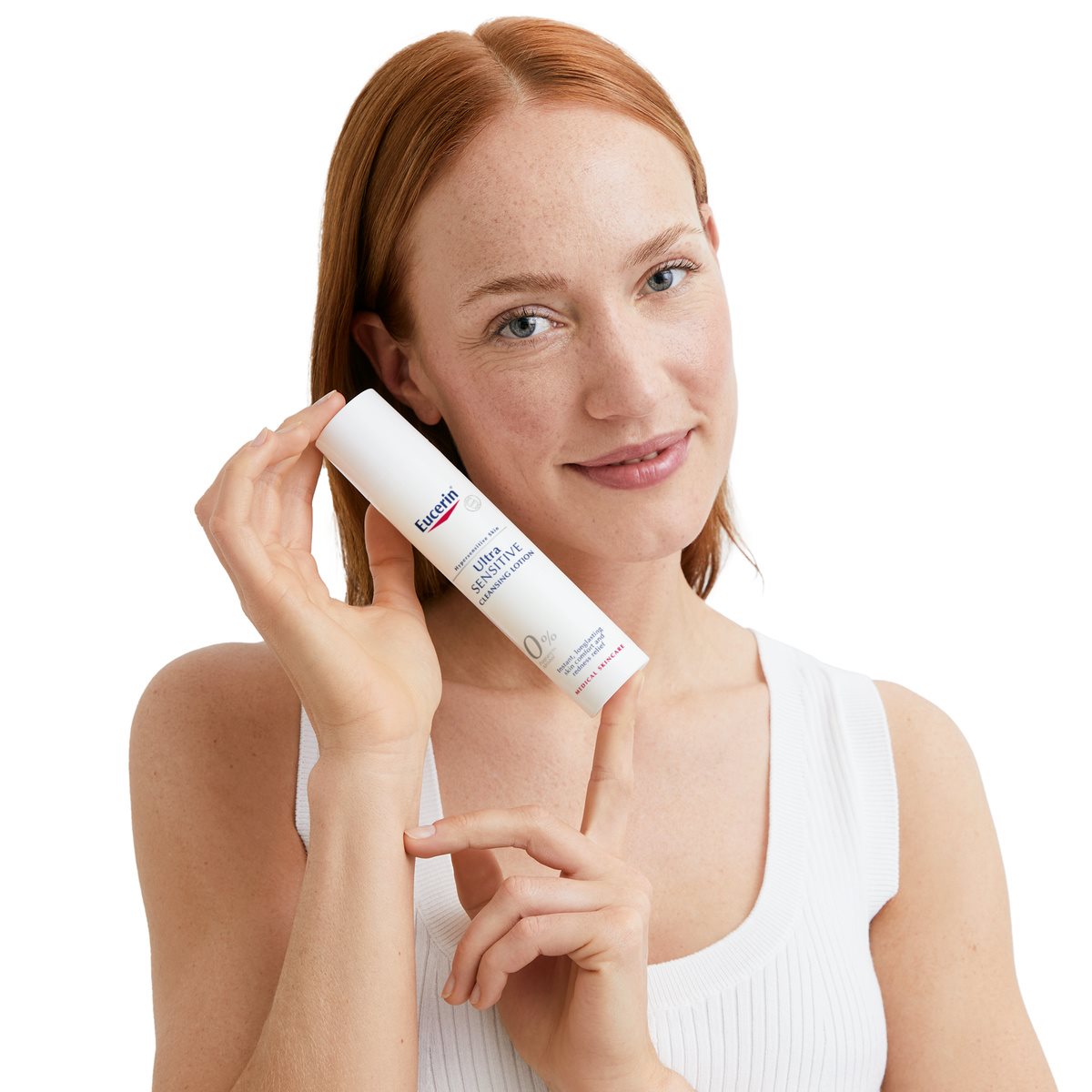 Eucerin UltraSENSITIVE Lotion thoroughly and gently hypersensitive and effectively make-up.