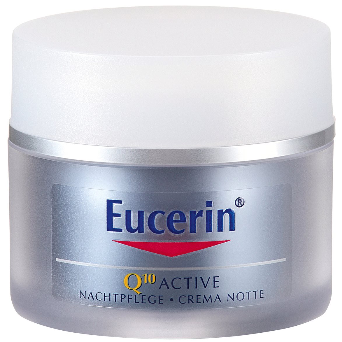 Eucerin Q10 Night Cream for sensitive skin with Coenzyme Q10 to and speed skin regeneration, reducing wrinkles while sleep.