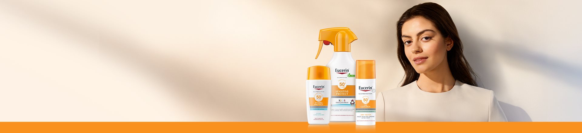 Donna distesa con raggi di sole sul viso