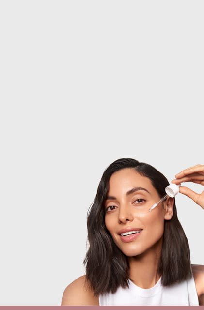 Women Applying Eucerin Face Serum