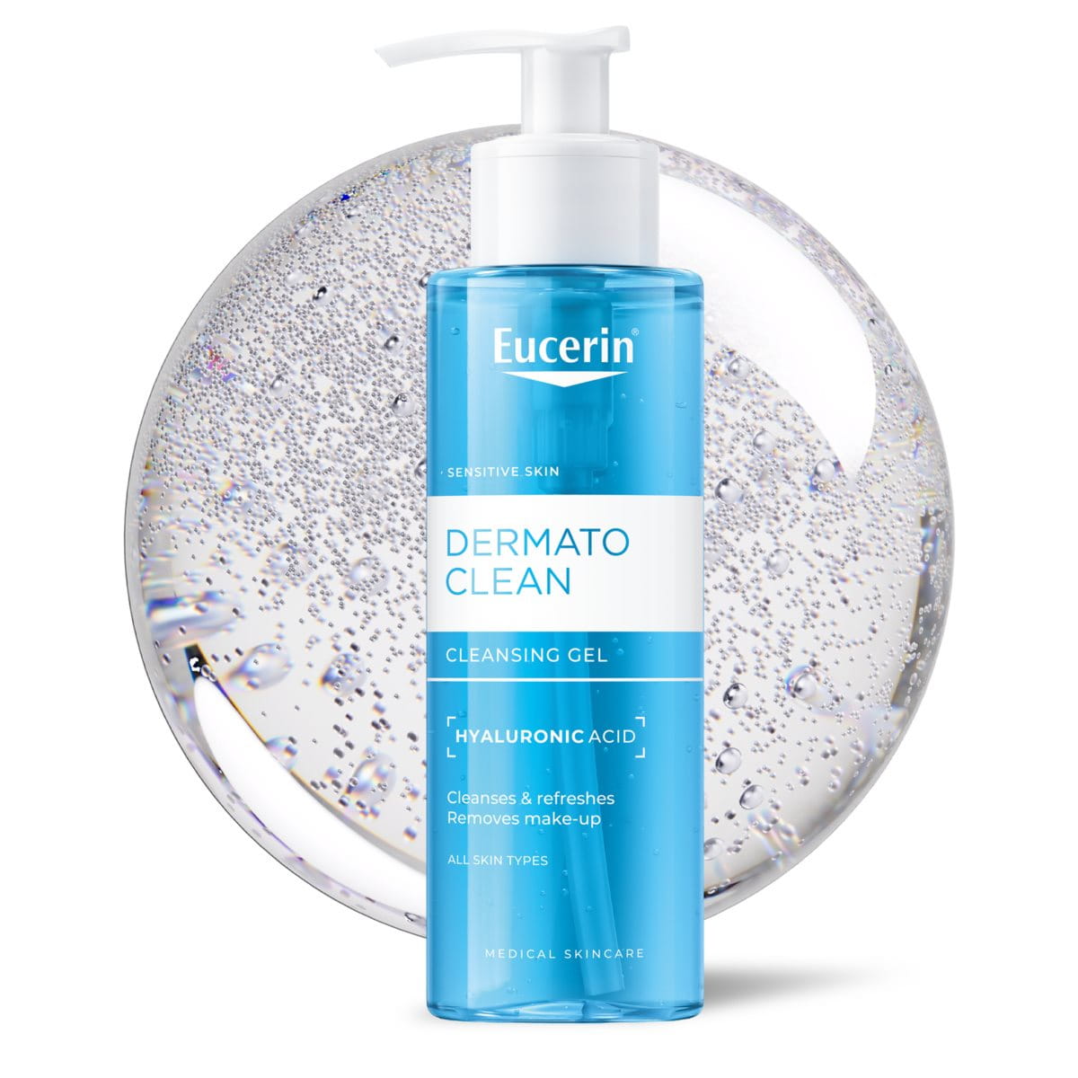 DermatoClean Измиващ гел — Детайлен кадър на продукта