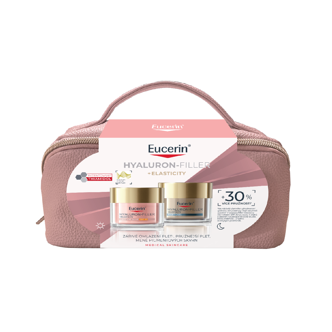 Eucerin vánoční balení Elasticity Denní a Noční krém