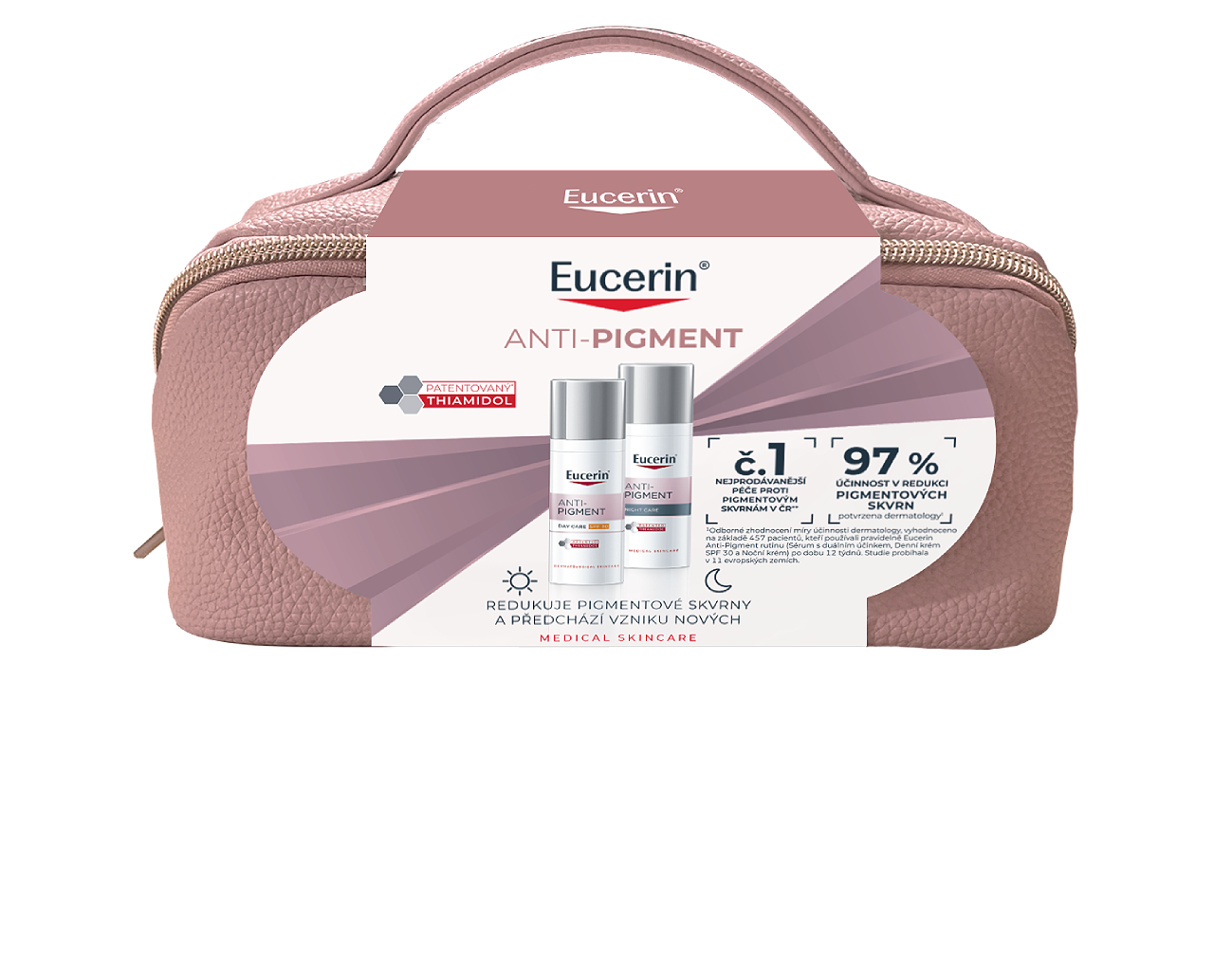 Eucerin vánoční balení Antipigment Denní a Noční krém