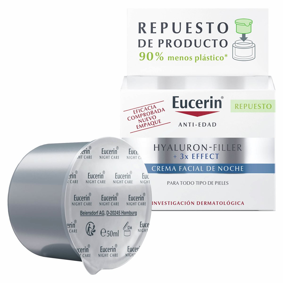 Refill Hyaluron Filler, Crema de noche