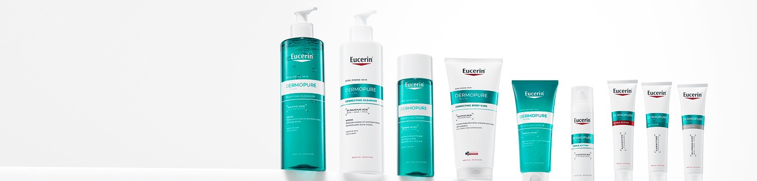Eucerin Dermopure Clinical Range Banner