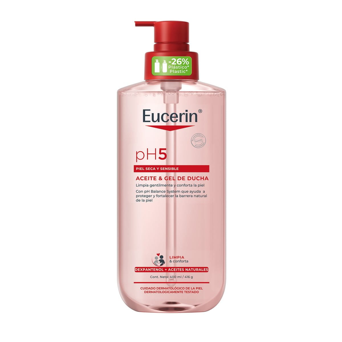 Eucerin Ph5 Gel y Aceite de Ducha 400ml